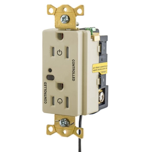 Hubbell Wiring Device-Kellems Automatic Receptacle Control HBL5262LC2I HBL5262LC2I